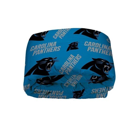 Carolina Panthers NFL Full 5 Piece Comforter Bedding Team Logo Bed in Bag Set - Picture 2 of 3